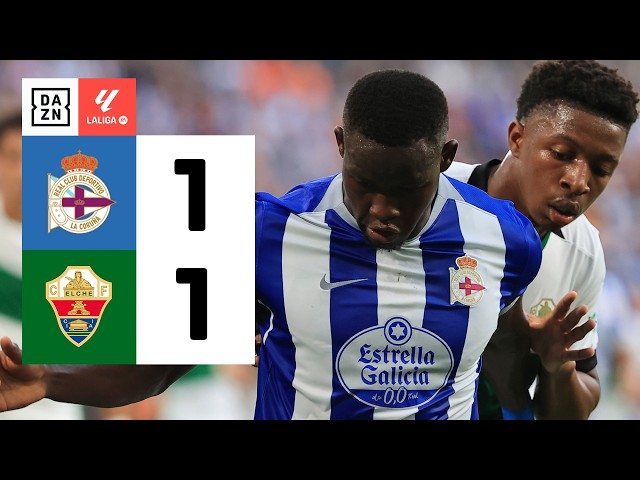 RC Deportivo vs Elche CF (1-1) | Highlights and Goals | LALIGA EA SPORTS Highlights