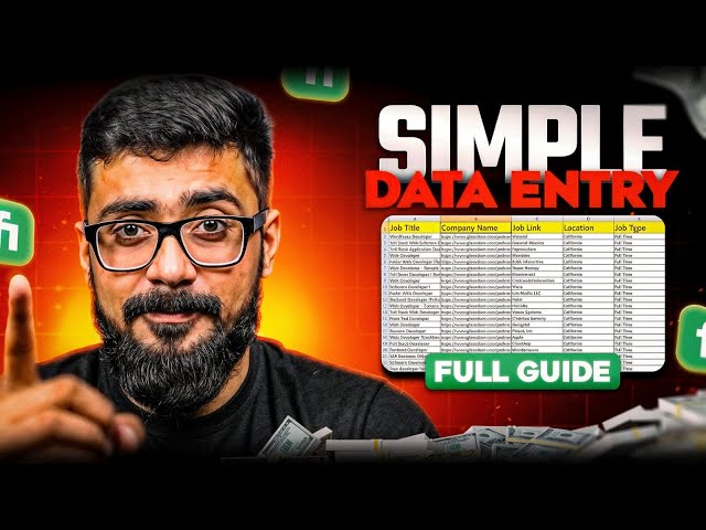 Simple Data Entry Jobs Tutorial | Work on Fiverr | Beginner-Friendly Guide