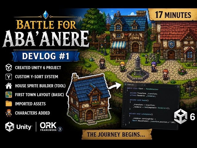 Building a 2.5D JRPG in Unity 6 | Battle for Aba' Anere - Devlog #1