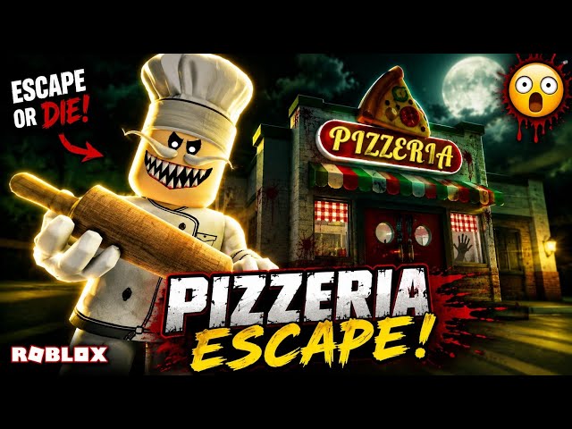 ESCAPE THE PAPA PIZZERIA PIZZA HOUSE in Roblox Game Pizza's Pizzeria Horror Obby