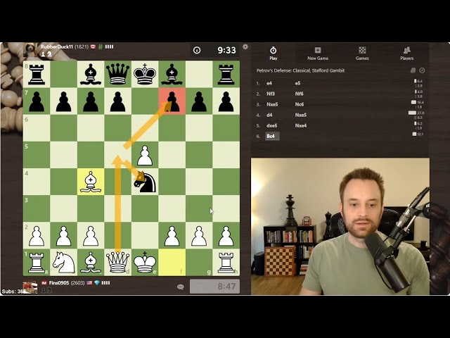 An Easy Solution to the Stafford Gambit | Climbing the Rating Ladder vs. 1821