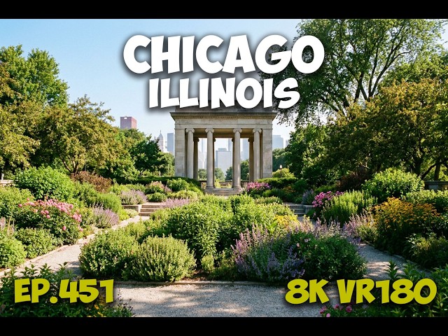 Ep.451 Chicagos Hidden Path: Why Peanut Park & Cancer Survivors Garden Change Everything 8K VR180 3D