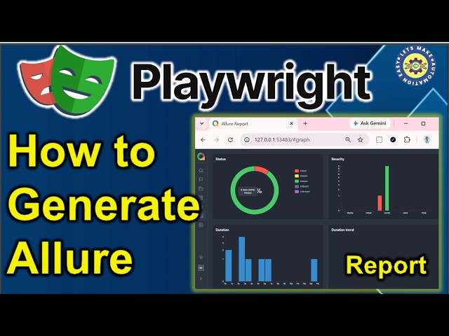 Part 51 - How to generate Allure Report in Playwright | Pradeep Nailwal