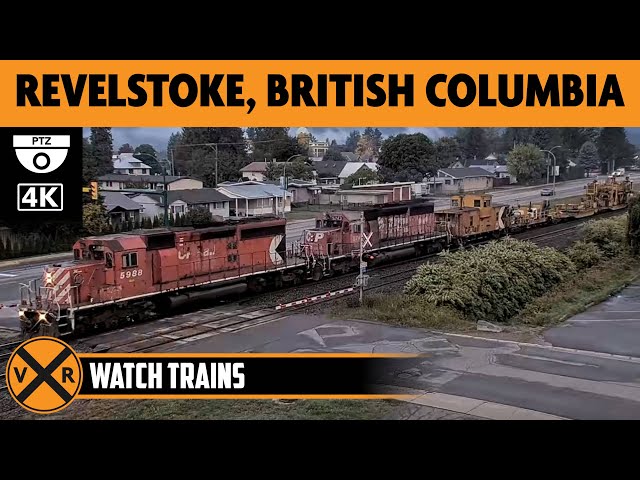 Revelstoke, British Columbia, Canada  PTZ | Virtual Railfan LIVE !