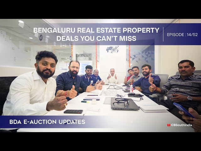 Bengaluru Real Estate Property Deals You Can’t Miss | BDA e-Auction Update