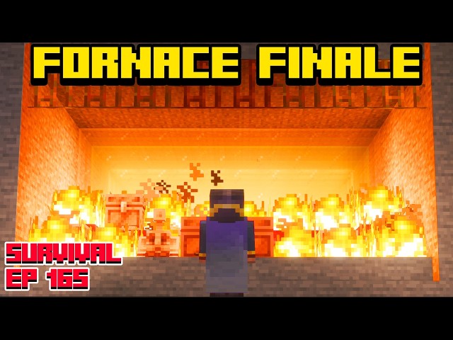 I built the MOST POWERFUL FURNACE in ITALY (115,000 items/h) in MINECRAFT SURVIVAL EP. 165