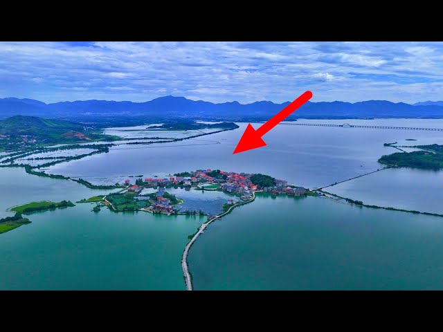 Explore the Forgotten Island Village of China – Zhuxizhou Drone & Walking Adventure | 4K HDR
