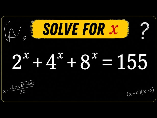 Solve the Exponential Equation Step-by-Step Math Trick