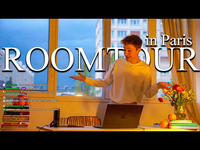 MY STUDY ROOM SETUP TOUR IN PARIS | Pascal Zoels Stream Highlights