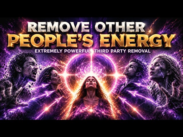 🛡️ Remove Other People's Energy [ Extremely Powerful ] Third-Party Removal • Energy Clearing Session