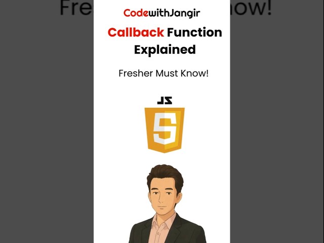 What is a Callback Function in JavaScript? | Callback Explained | JavaScript Interview