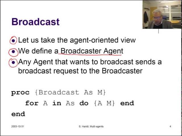Lecture 12. Unit 6.1. Agent Protocols-Broadcast (edx.org Louv1.01x )