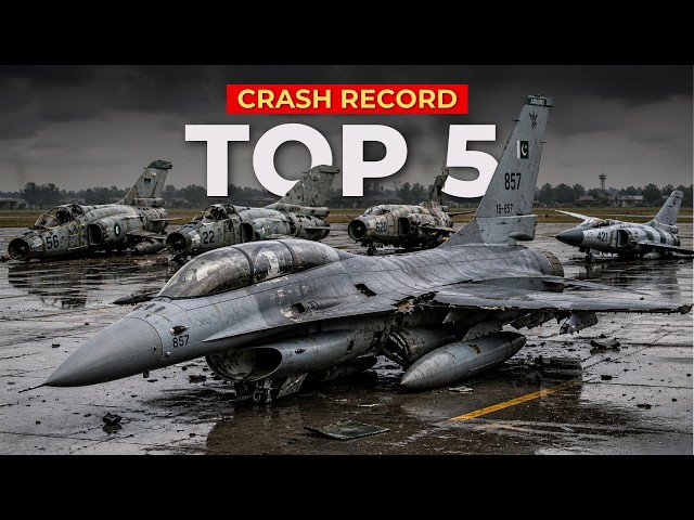 Top 5 Most Crashed Fighter Jets in the World