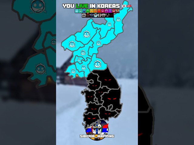 pov you live in Koreas #europe #geographythroughmaps #history #geography #mapping #mapper #map