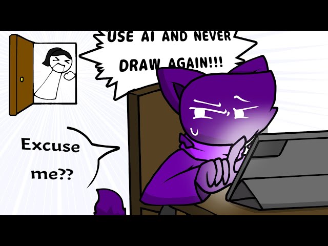 My parents keep forcing me to use AI.. | my first storytime animation