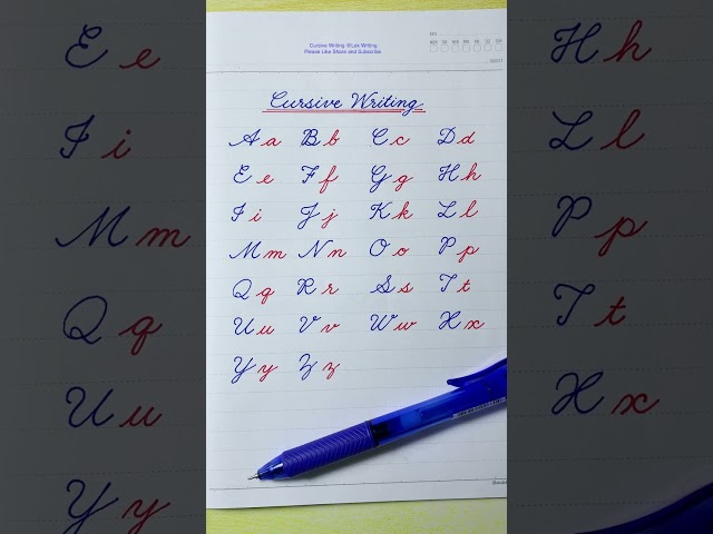 Cursive writing a to z | Cursive writing abcd | Cursive abcd | Cursive letters | Cursive handwriting