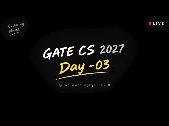 Day-03  "9 Am to 11 Pm"  Live🛑 I’m Giving Myself 90 Days to Complete the Syllabus with PYQs