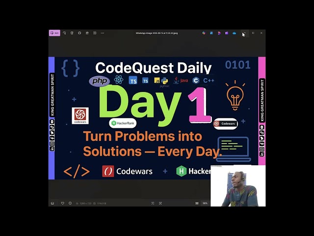 Start This Daily Coding Habit (Day 1 Challenge)
