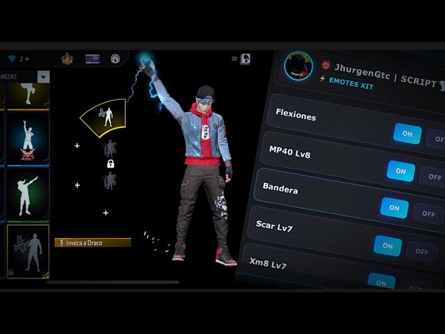 NUEVA SCRIPT DE EMOTES PARA FREEFIRE OB54 🥵