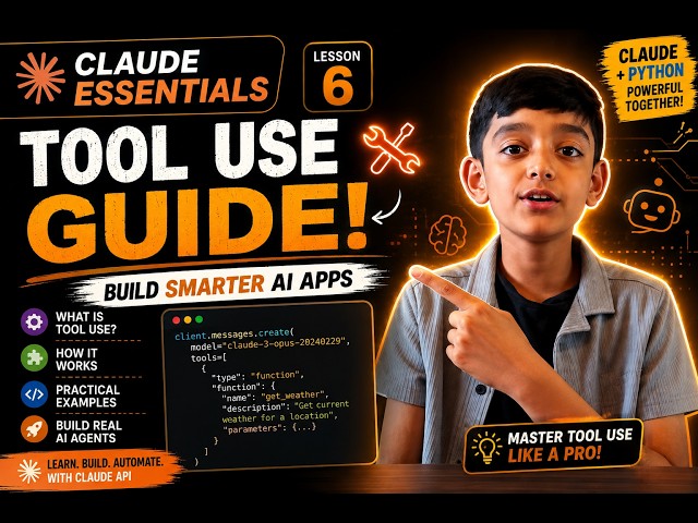 Claude Essentials Series - Tool Use Guide | Build Smarter AI with Claude & Python** 🚀🤖