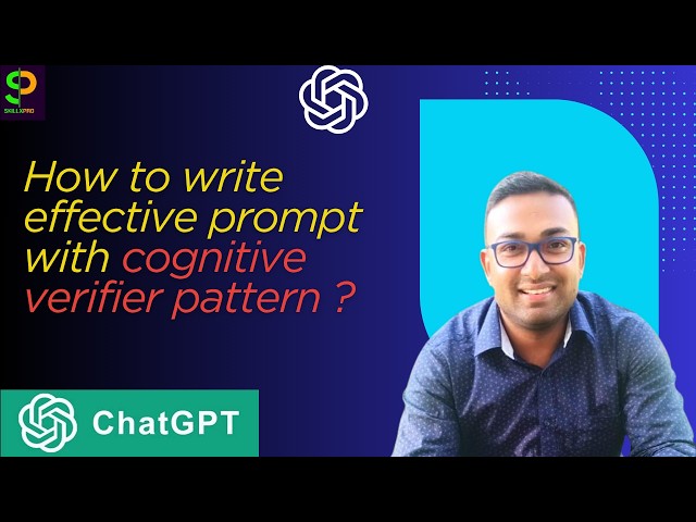 Advanced ChatGPT Prompt Writing! Cognitive Verifier Pattern! #chatgpt #prompts #copilot #claude