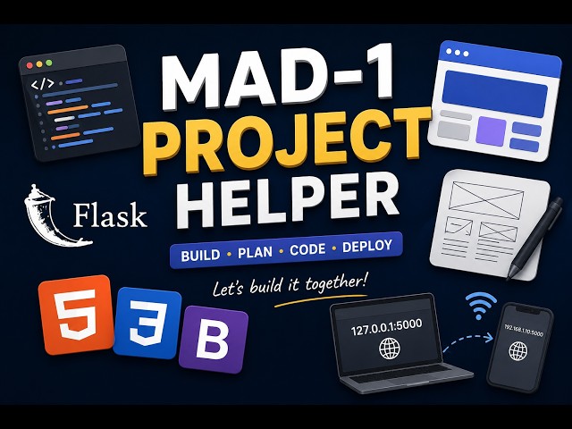MAD-1 Project | How to get started for beginners | How to create a basic flask app