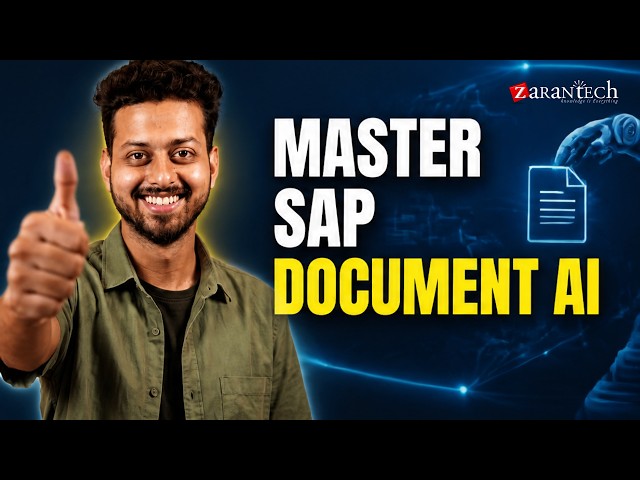 Configuring SAP Document AI for Business Document Processing | Document AI + Intelligent Automation