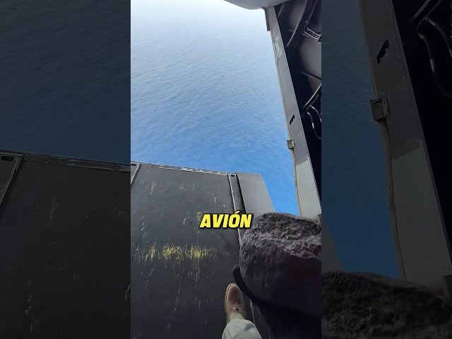 Watch what happens when you throw a rock from a plane 😱✈️