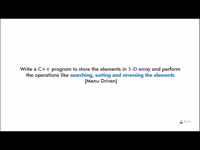 C++ program how to reverse an array