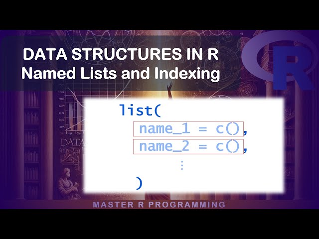 Data Structures in R - CREATING AND INDEXING NAMED LISTS