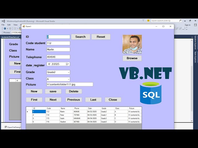Build a Complete Data Entry Form in VB.NET with SQL Server | Full Project + Source Code