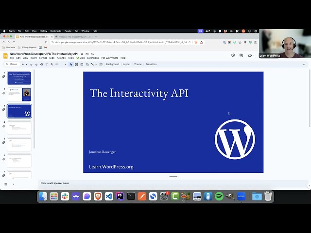 New WordPress Developer APIs – The Interactivity API