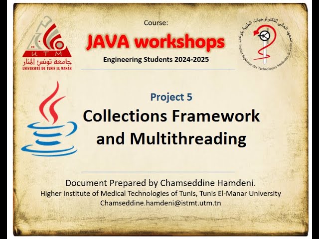 Project 5: Java Collections and Multithreading