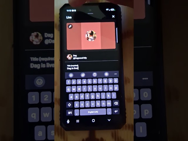 Live streaming tutorial 