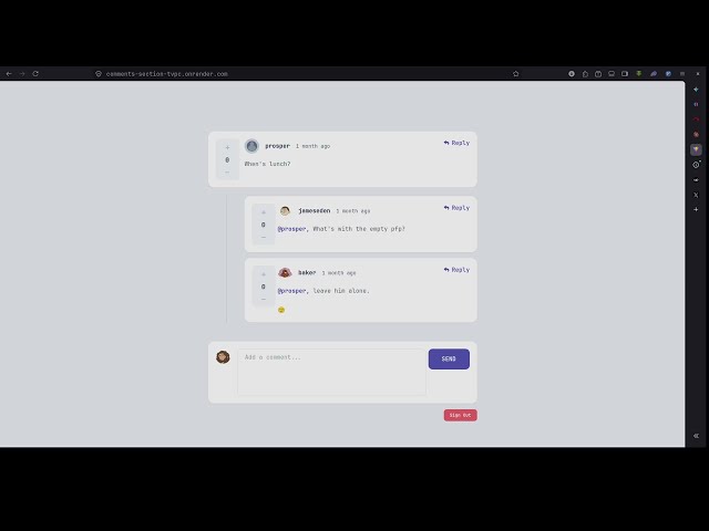 Interactive Comment Section — Full Stack Build (React, Node.js, WebSockets, PostgreSQL)
