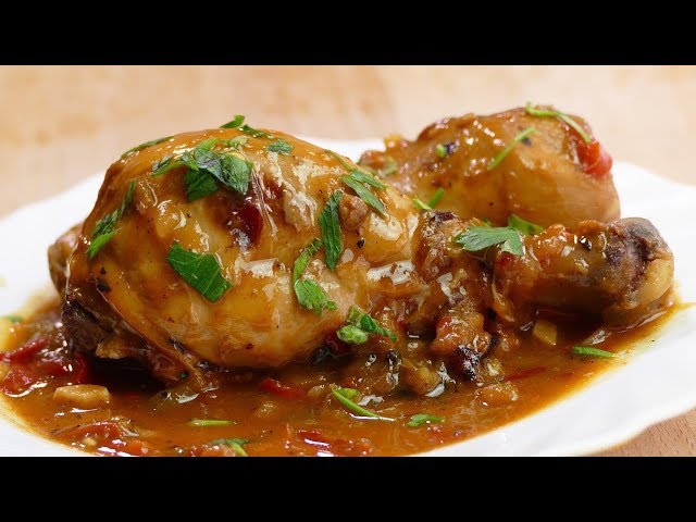 El pollo guisado de MI ABUELA ¡La receta del guiso con una salsa para mojar pan!