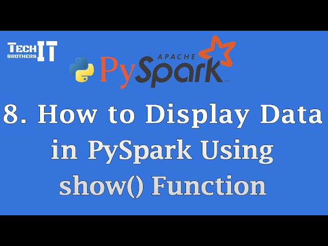 How to Display Data in PySpark Using show() Function | PySpark Tutorial for Beginners #pyspark