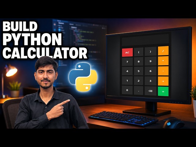 How to Make a Calculator in Python | Python Calculator & Tkinter Tutorial