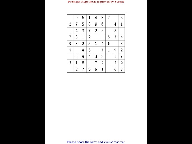 Sudoku #shorts