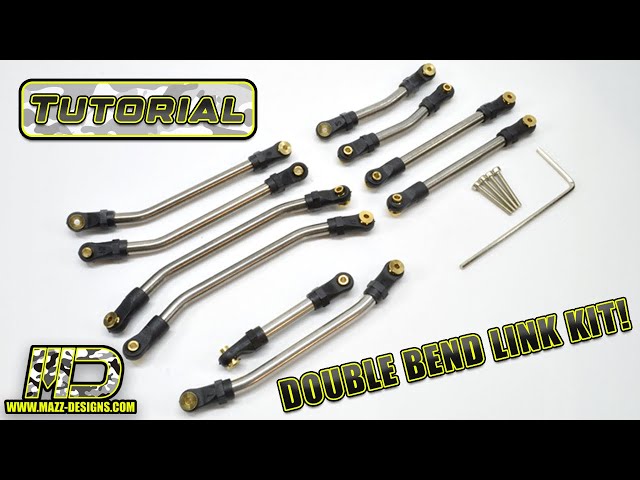 NEW MAZZ DESIGNS DOUBLE BEND LINK TUTORIAL AND OVERVIEW!