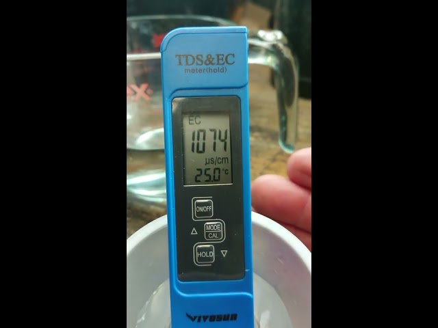 How to Calibrate the Vivosun TDS & EC Meter