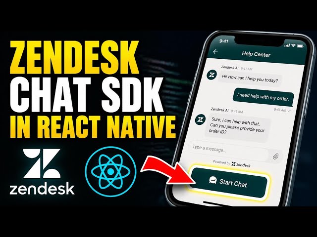 How to connect Zendesk SDK for chat in a React Native app - Step By Step