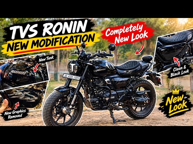 TVS Ronin New Graphic Modification 🔥 Completely New Look
