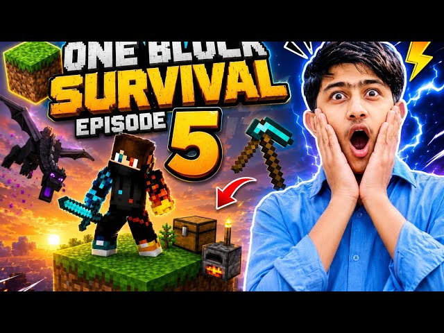 👍🏻One block in minecraft 😍 one block series episode #6🤩 #minecraft  @YuviInsaan 