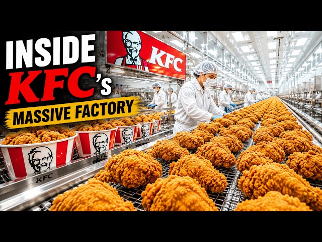 Inside KFC’s Massive Factory — How Millions of Crispy Chickens Are Made Every Day!