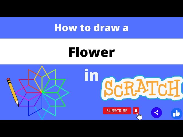 How to draw a flower in Scratch | Coding is Amazing (CIA) | CIA coder | Scratch | Coding