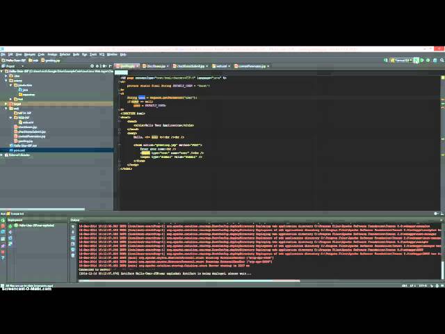 Basic JavaServer Pages use.