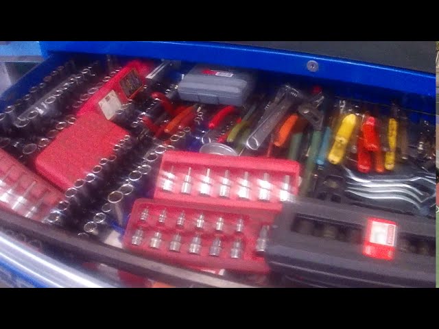 mac tools MACSIMIZER partial tool box tour THE WORK STUFF!!!