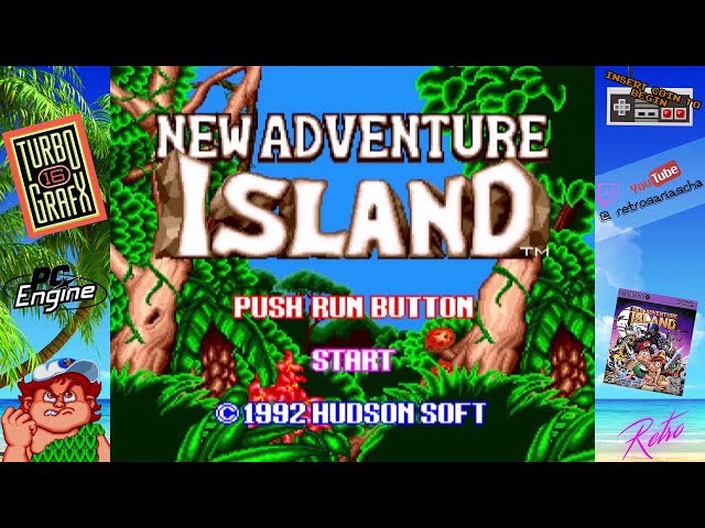 Lets Play retro - TurboGrafx 16 - New Adventure Island - Full longplay (flawless)