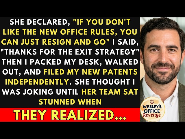 My Manager Said 'Resign'—I Outmaneuvered Her with Patents | Workplace Revenge